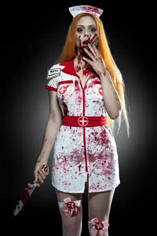 Costume de nurse zombie - visuel